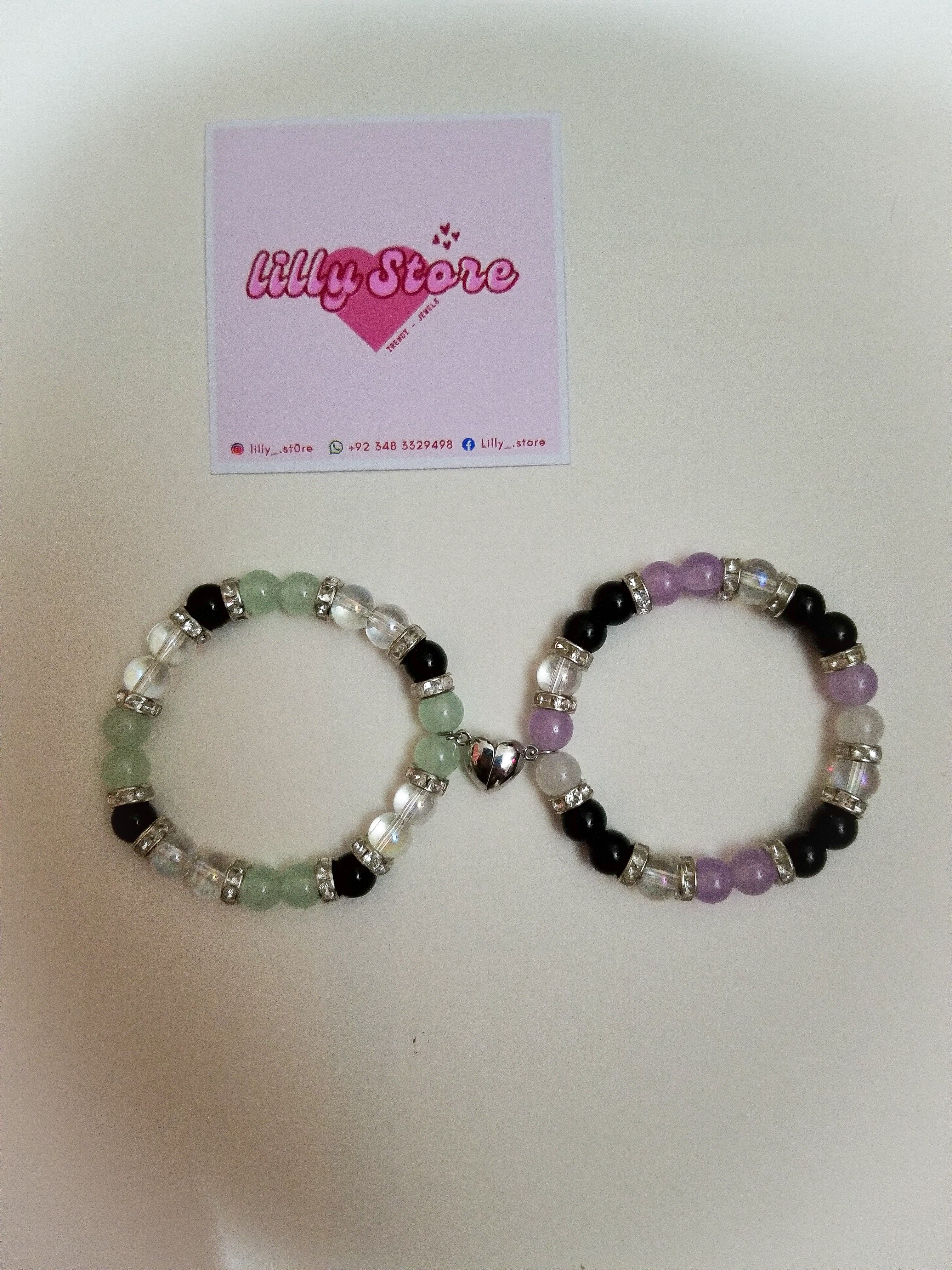 BEAST BOY AND RAVEN MATCHING BRACELETS