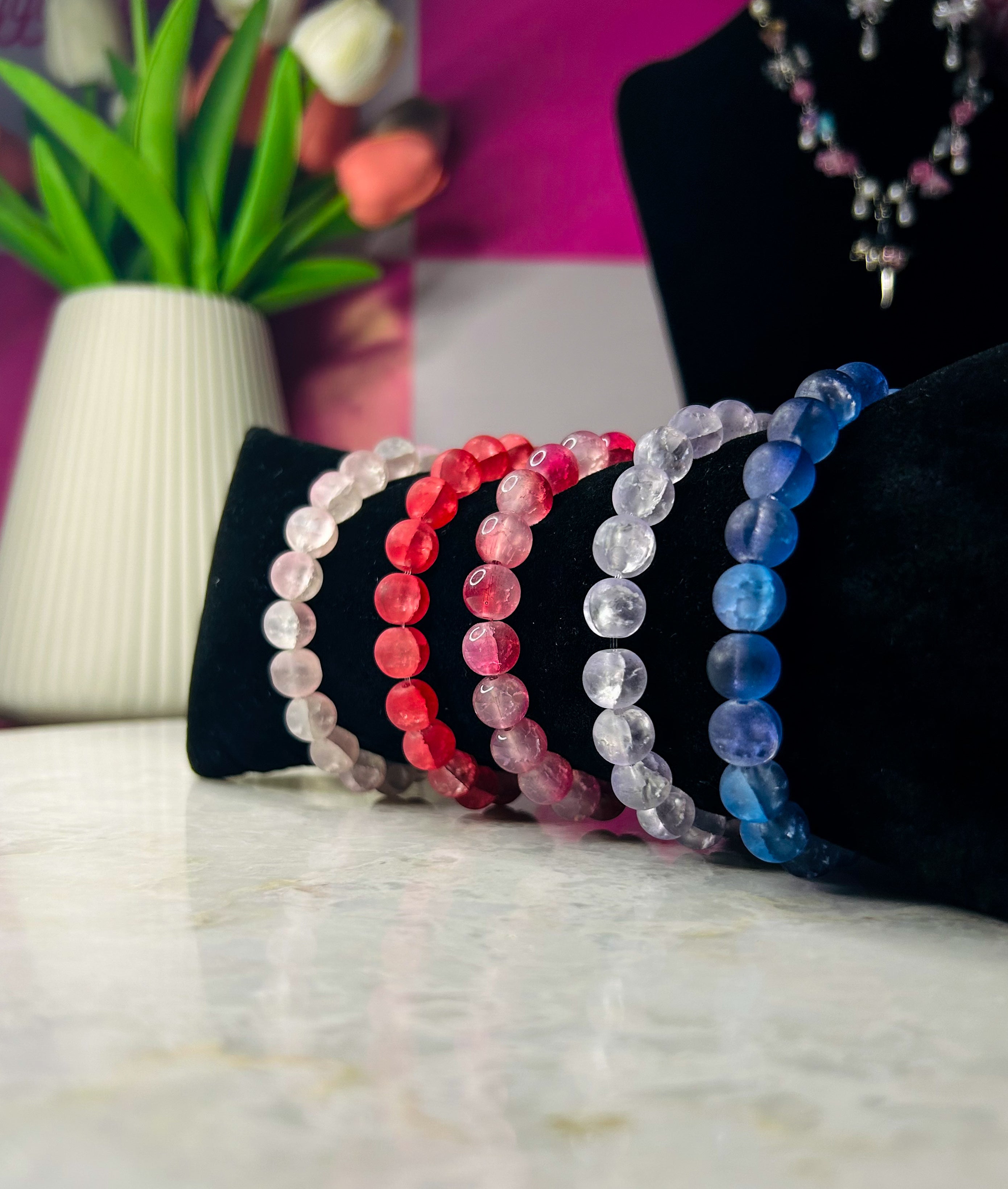 BUBBLE BEADED BRACELET