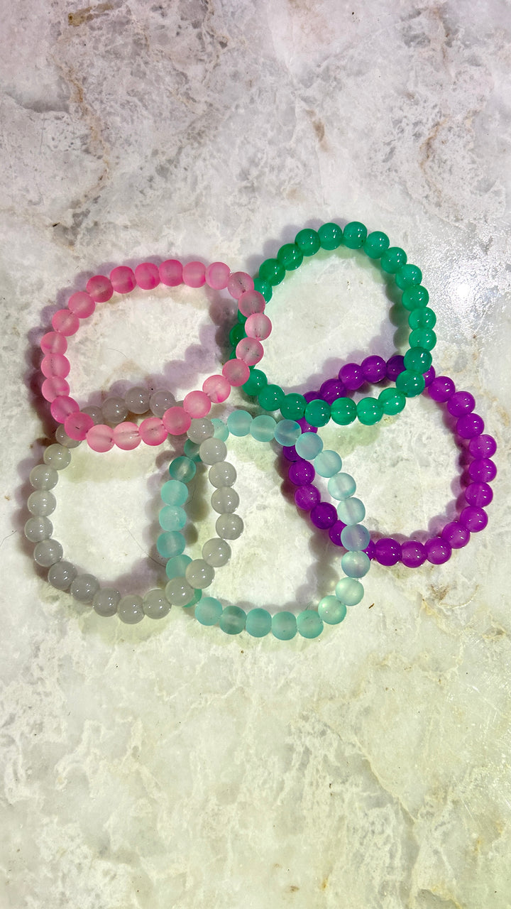 PACK OF 5 BEADED BRACELETS