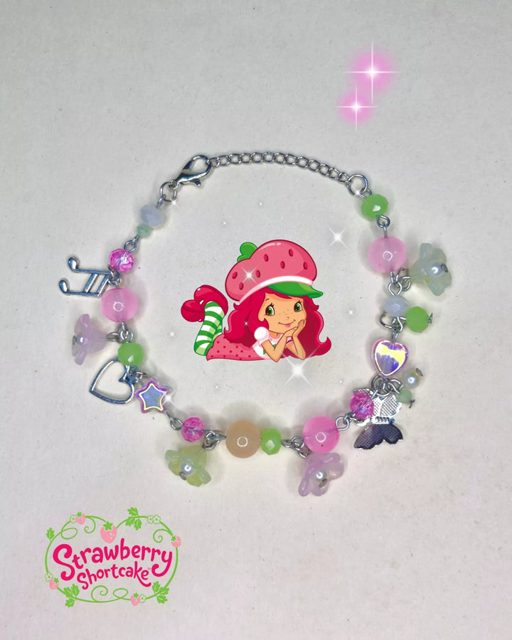 STRAWBERRY SHORTCAKE INSPIRED BRACELET