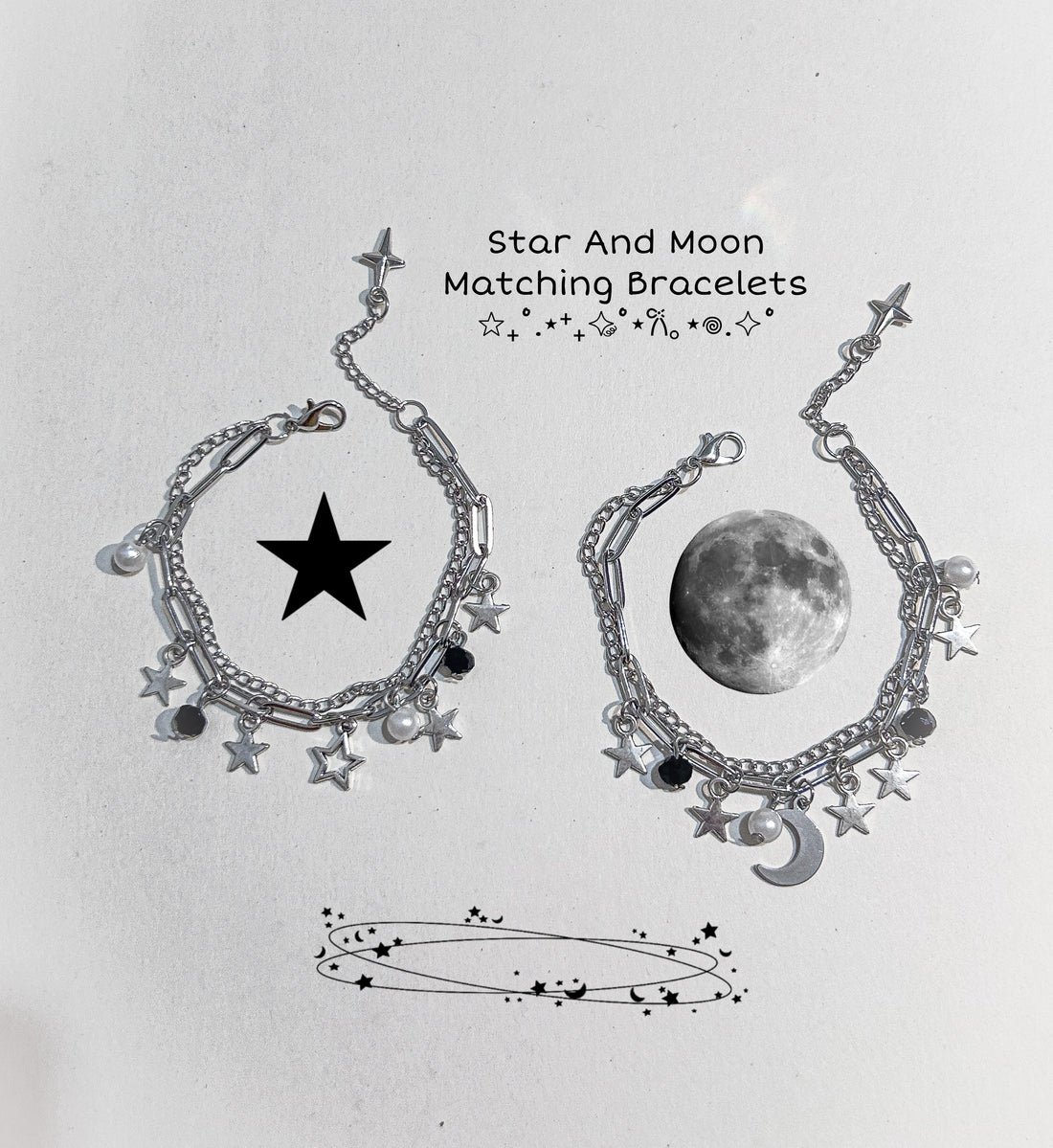 STAR & MOON BRACELET